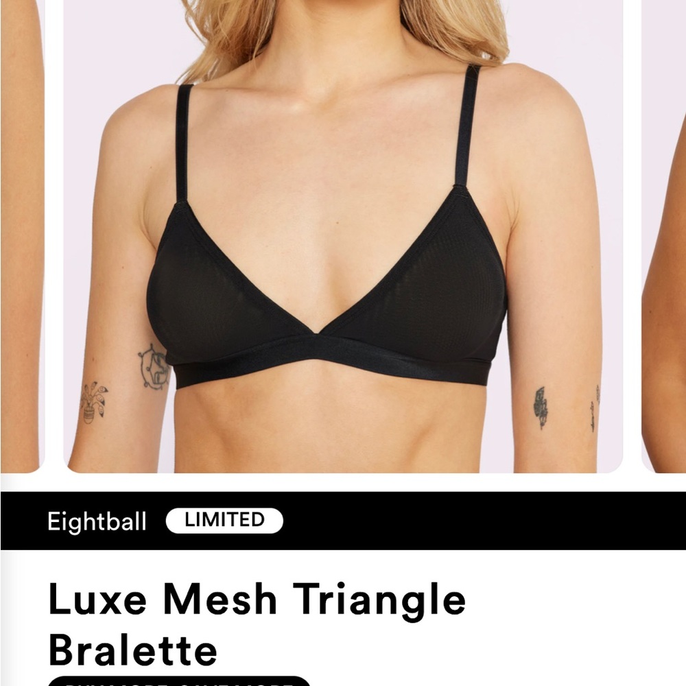 3 Parade Luxe Mesh Triangle Bralette